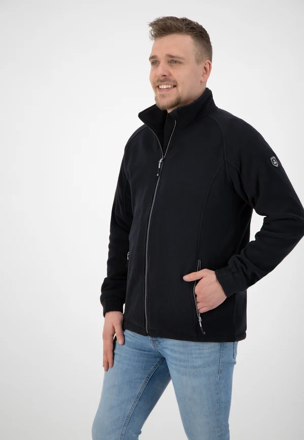 FJORD - Fleecejacke - black