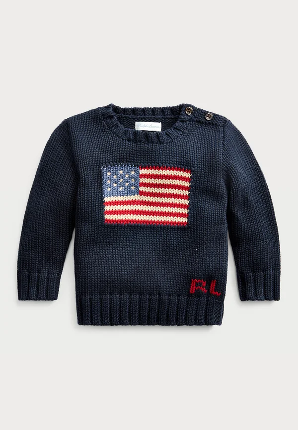 FLAG BABY - Strickpullover - hunter navy