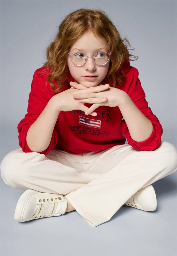 FLAG HOODIE - Kapuzenpullover - primary red