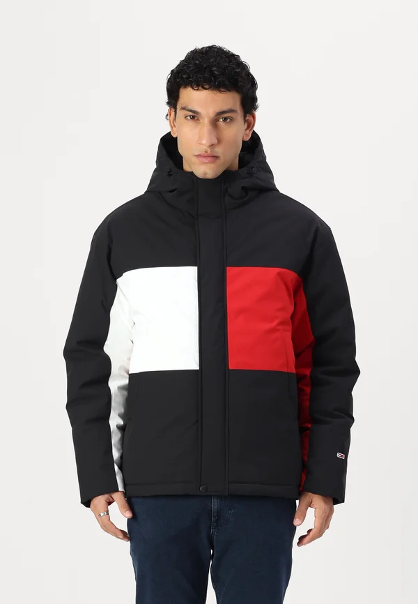 FLAG JACKET - Winterjacke - black