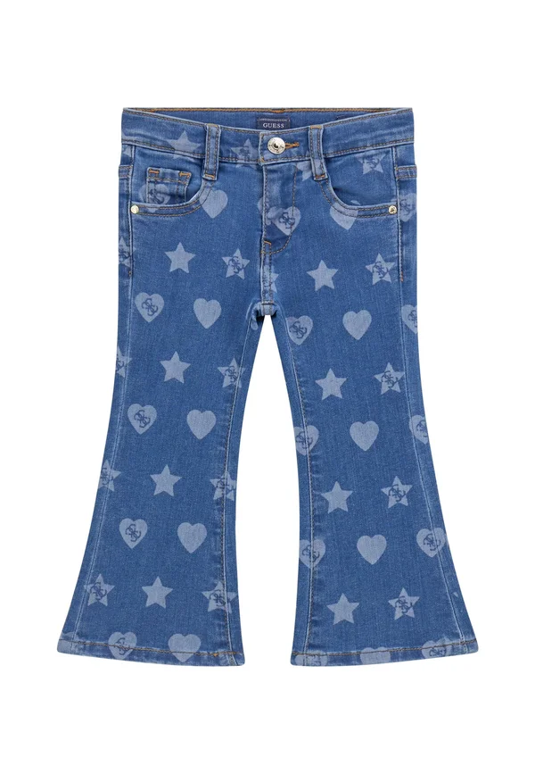 Flared Jeans - blau