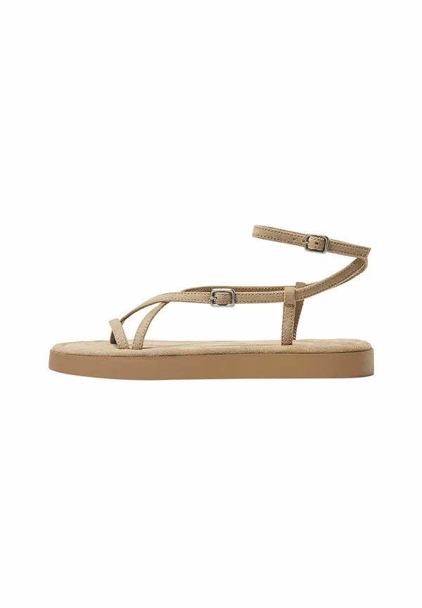 FLAT - STRAPPY - Zehentrenner - camel