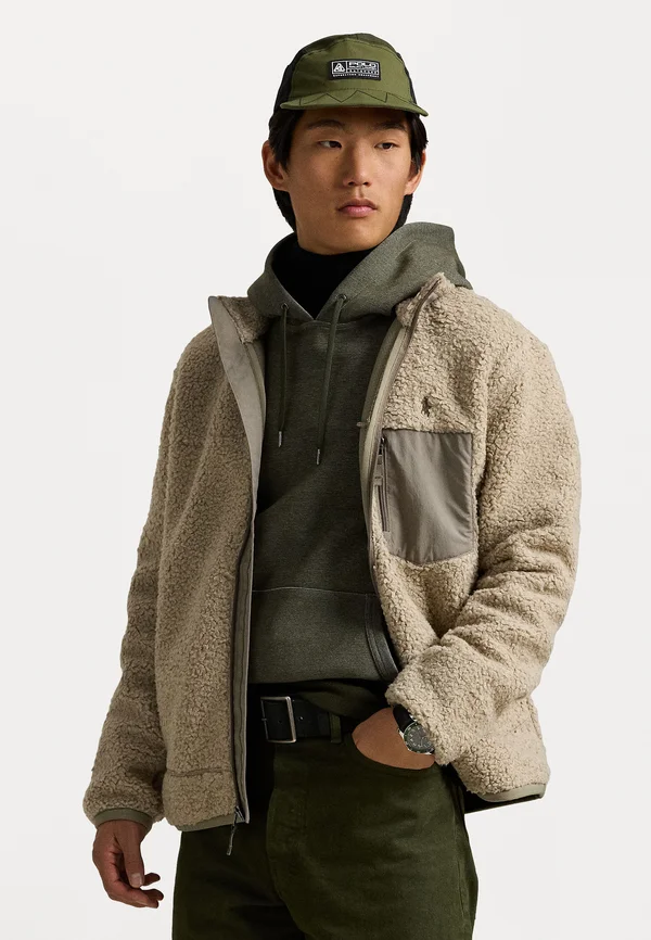 Fleecejacke - beige