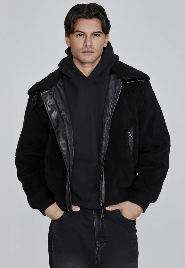 Fleecejacke - black