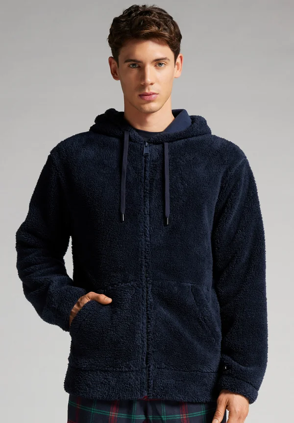 Fleecejacke - blau midnight blue