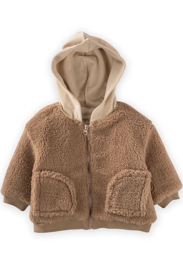 Fleecejacke - brown