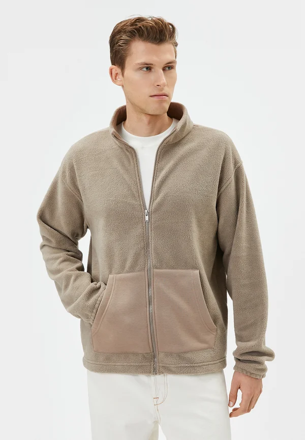 Fleecejacke - brown