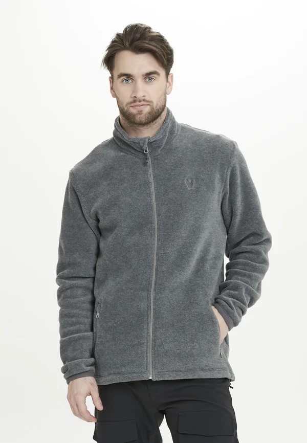 Fleecejacke - dark grey melange