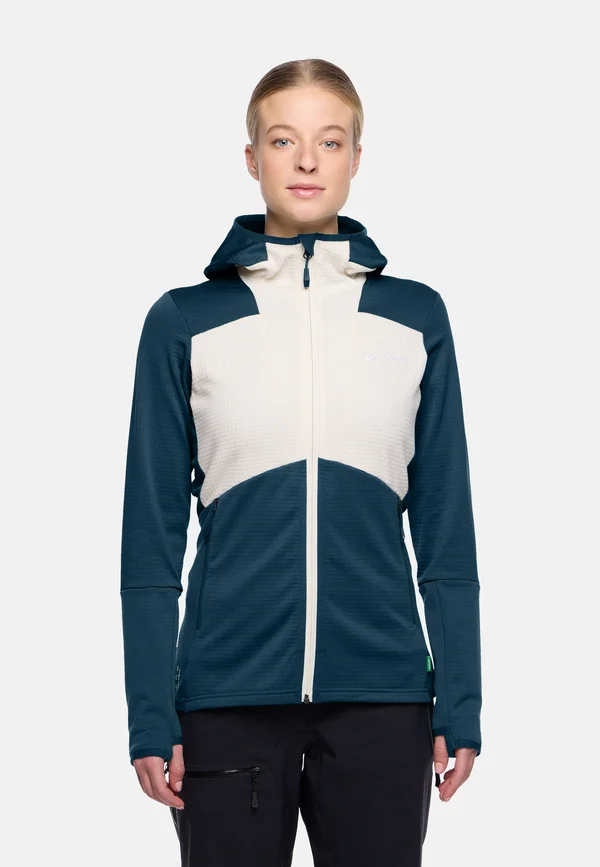 Fleecejacke - dark sea white