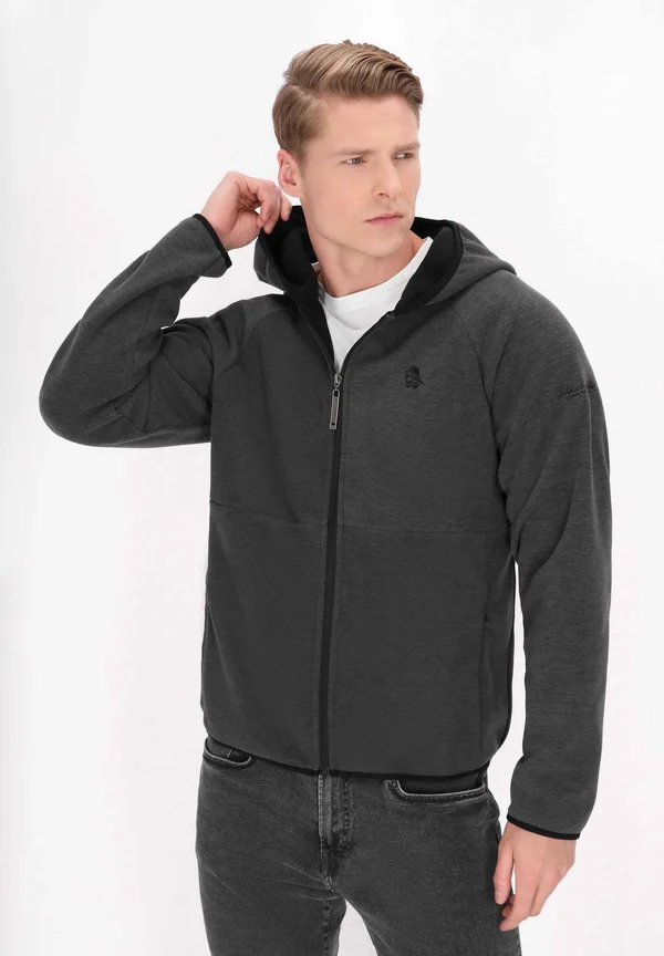 Fleecejacke - grey melange