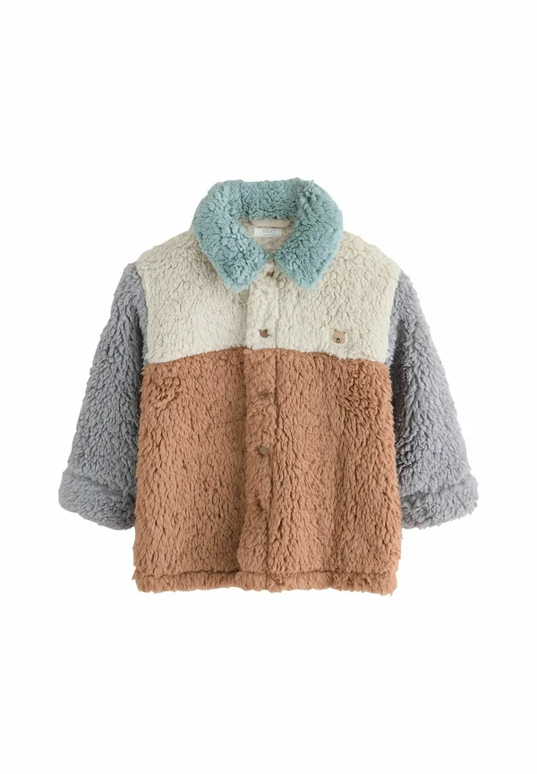 Fleecejacke - neutral tan scandi colorblock