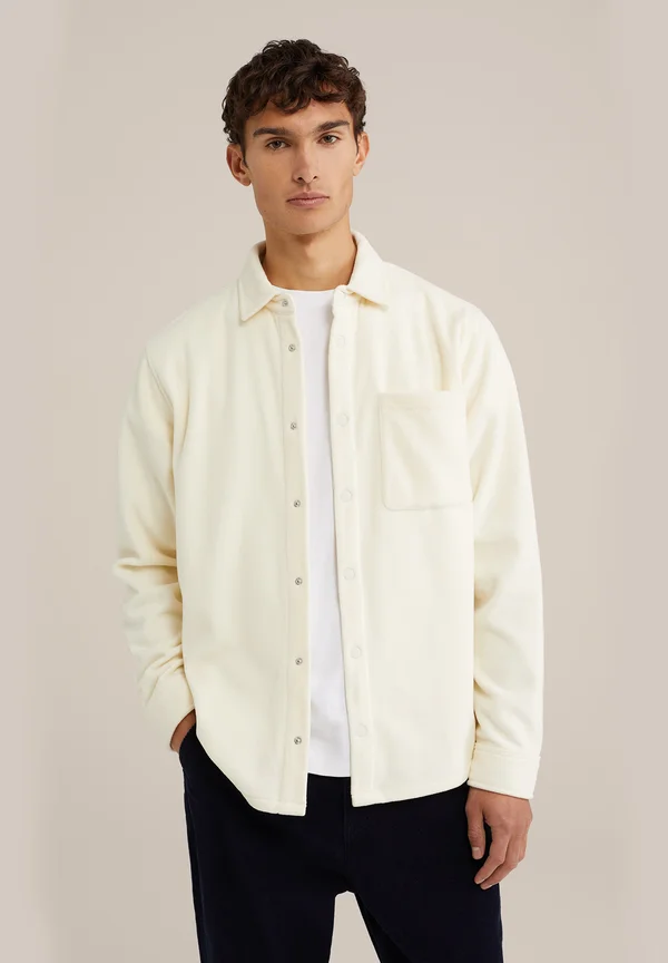 Fleecejacke - off white