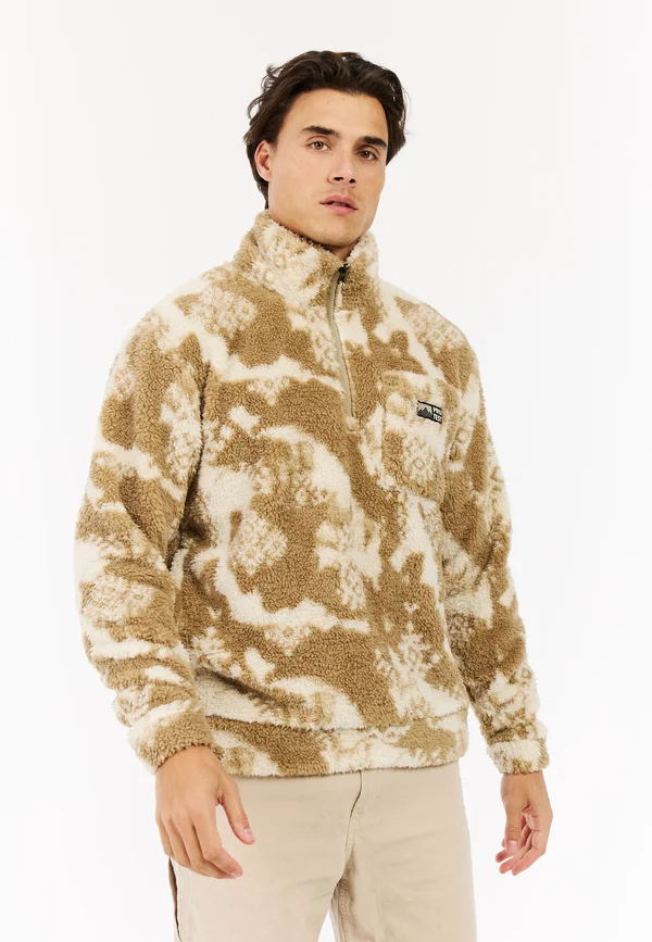 Fleecepullover - bamboobeige