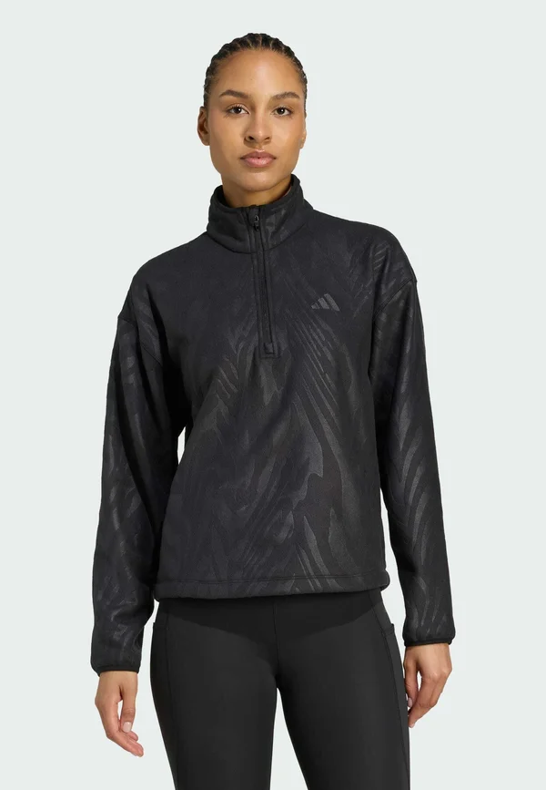 Fleecepullover - black
