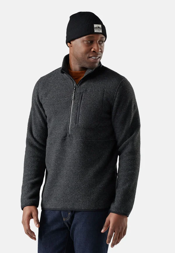 Fleecepullover - charcoal