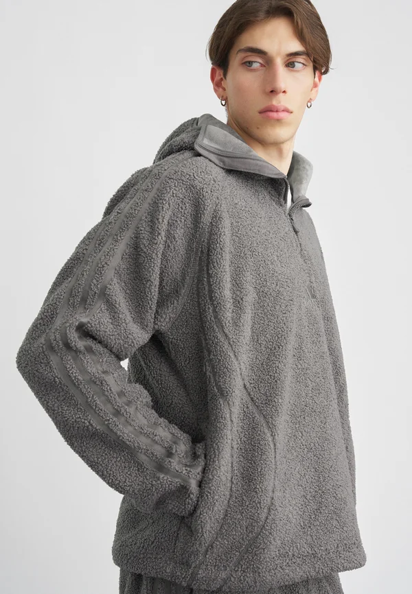 Fleecepullover - grey strata