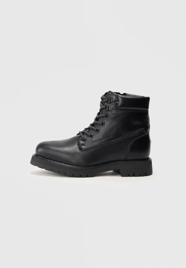FLEX OUTDOOR - Schnürstiefelette - black