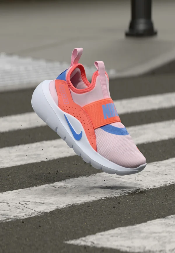 FLEX RUNNER 4 UNISEX - Laufschuh Straße - pink foam/royal pulse/bright mango/white