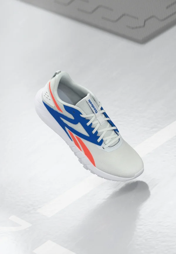 FLEXAGON ENERGY TR 4 - Sneaker low - white/optimum blue/flash orange