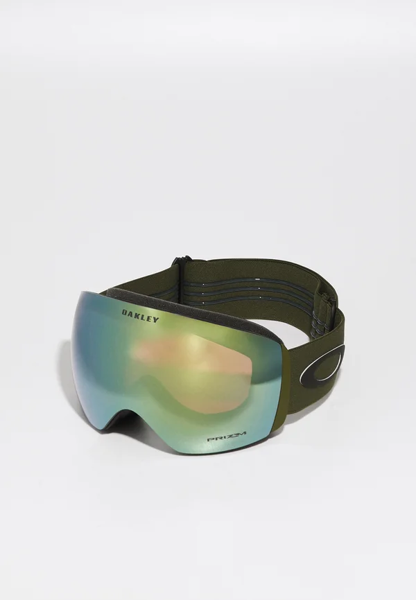 FLIGHT DECK UNISEX - Skibrille - matte dark brush/sage gold iridium