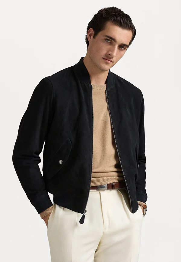 FLIGHT - Lederjacke - collection navy