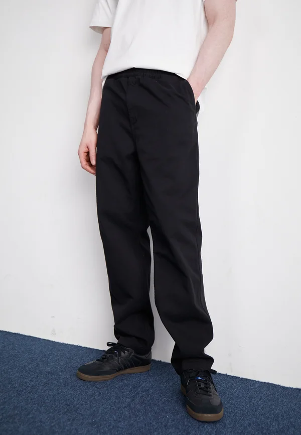 FLINT PANT - Stoffhose - black