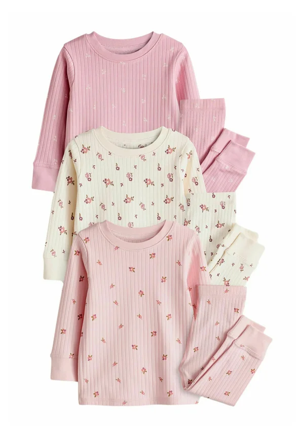 FLORAL 3 PACK-REGULAR FIT SET - Nachtwäsche Set - pink  white ditsy