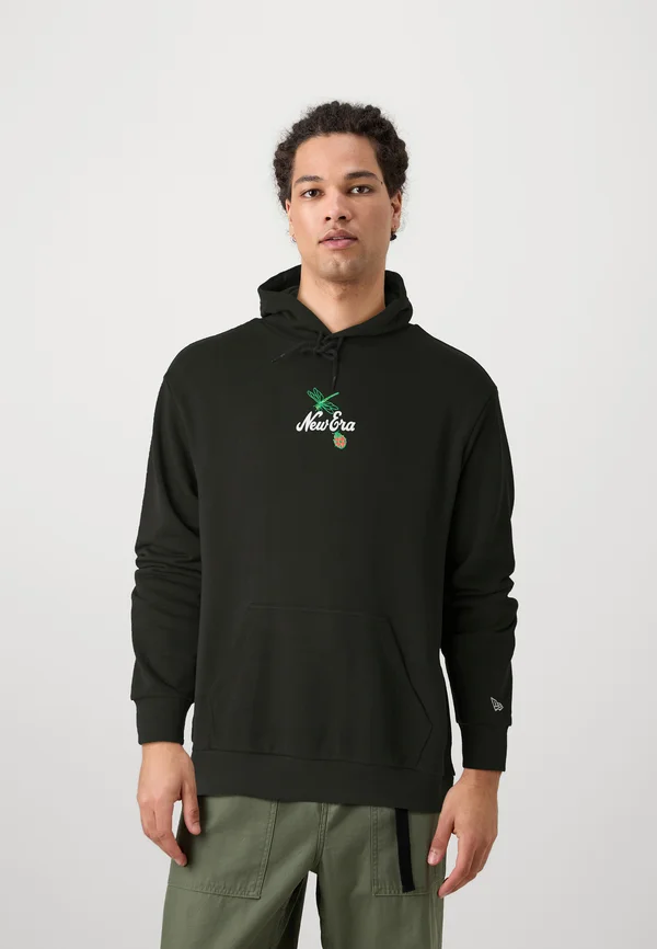 FLORAL GRAPHIC HOODY - Sweatshirt - schwarz