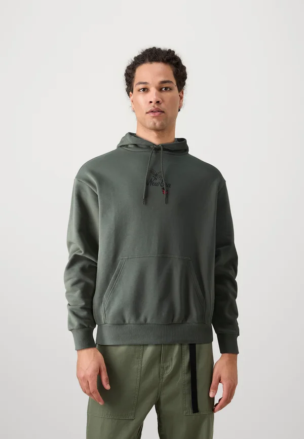 FLORAL GRAPHIC - Kapuzenpullover - dark green