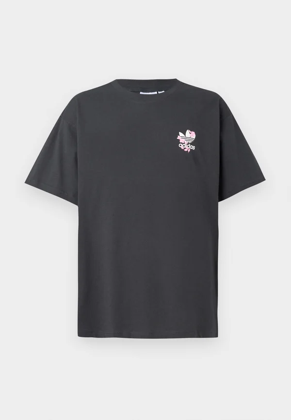 FLORAL GRAPHIC TEE UNISEX - T-Shirt print - carbon base