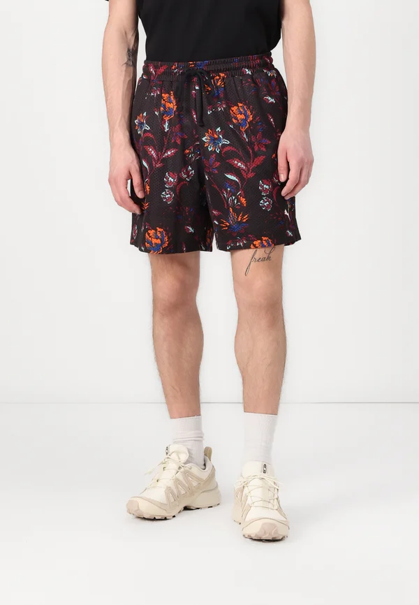 FLORAL - Shorts - black