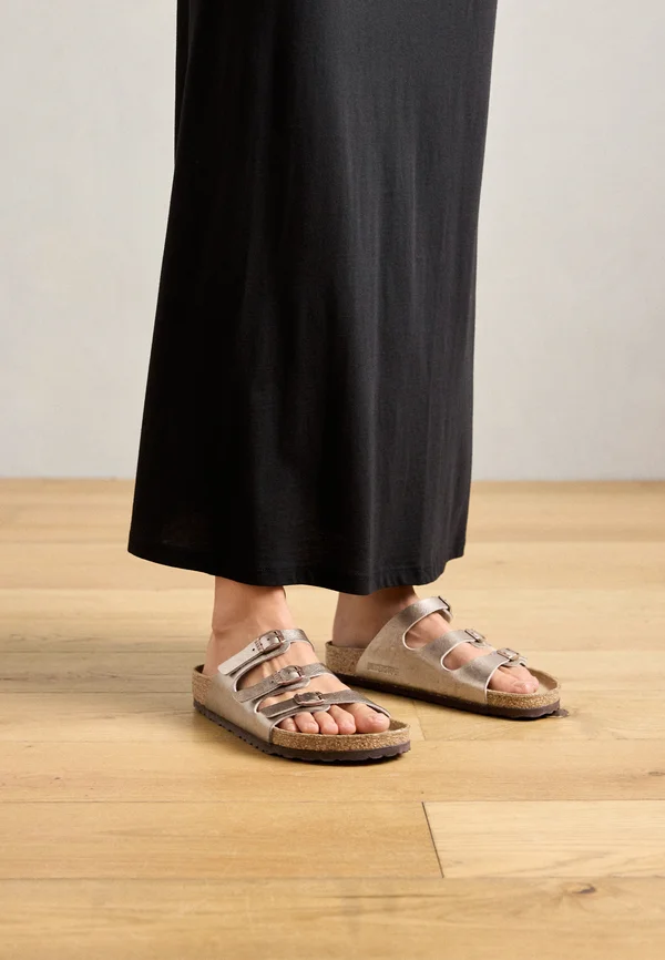 FLORIDA BF GRACEFUL TAUPEN - REGULAR - Pantolette flach - graceful taupe