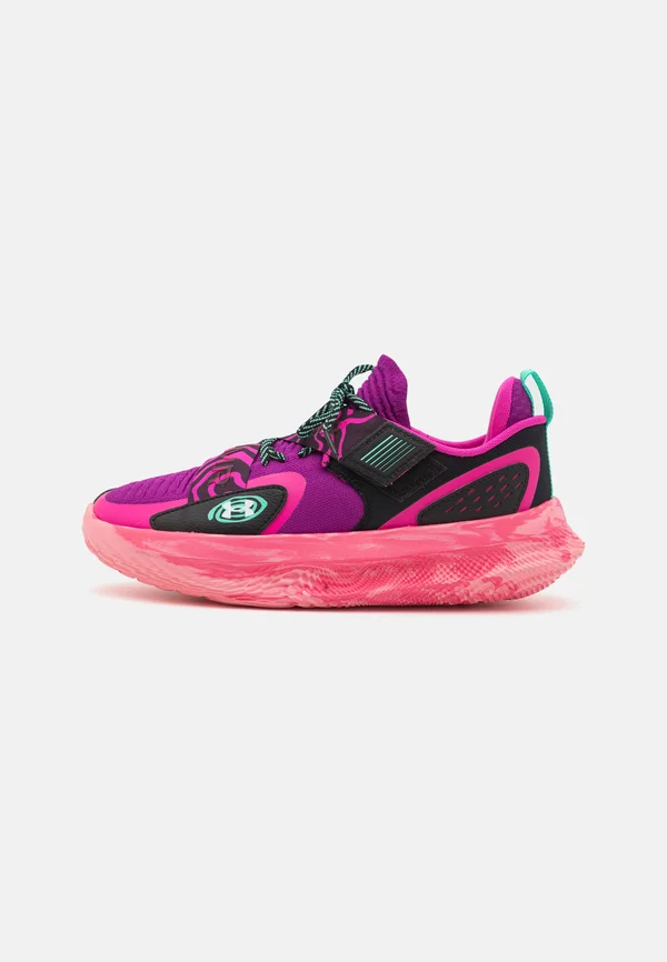 FLOW FUTR X 4 - Basketballschuh - andromeda purple/black/comet green