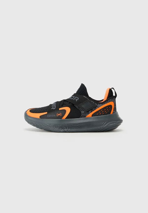 FLOW FUTR X UNISEX - Basketballschuh - black/castlerock/blaze orange