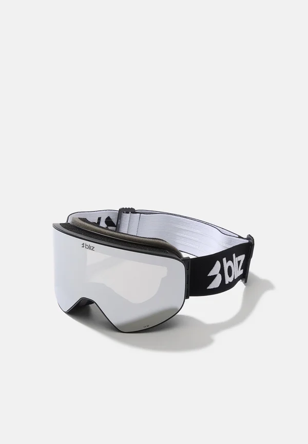 FLOW UNISEX - Skibrille - black/smoke/silver-coloured