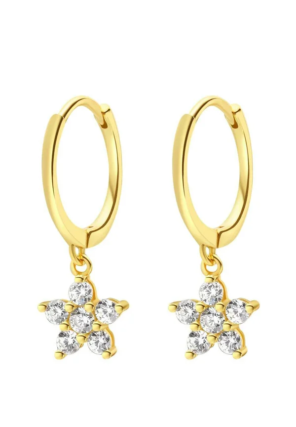 FLOWER HUGGIES - Ohrringe - goldfarben