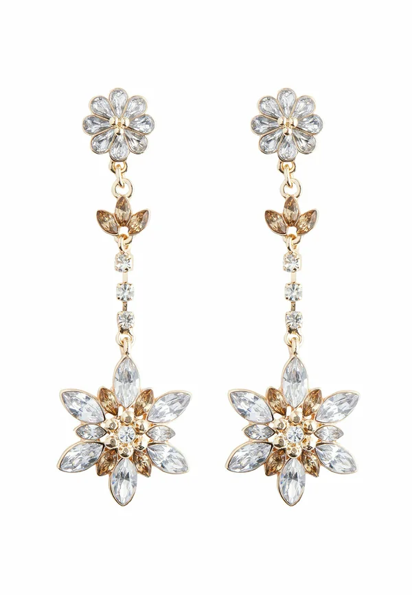 FLOWER - Ohrringe - gold tone