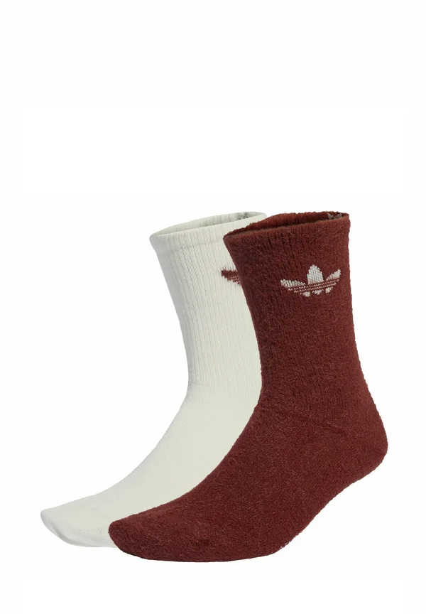FLUFFY CREW 2 PAIRS - Socken - fox brown off white