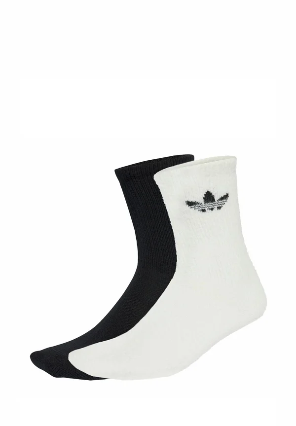 FLUFFY CREW 2 PAIRS - Socken - off white black