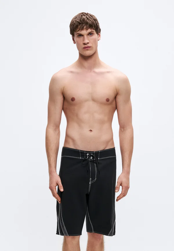 FLUID PRO - Badeshorts - black/white