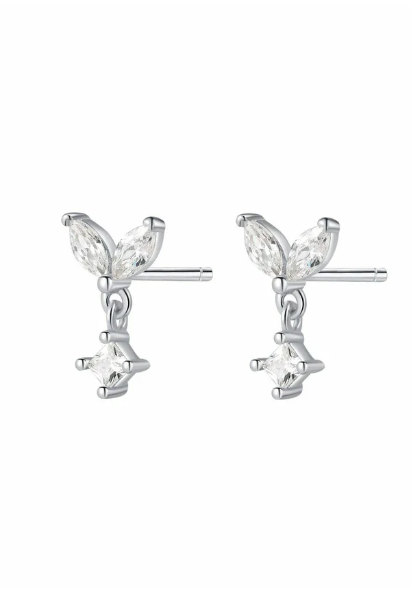 FLUTTER STUD - Ohrringe - silberfarben