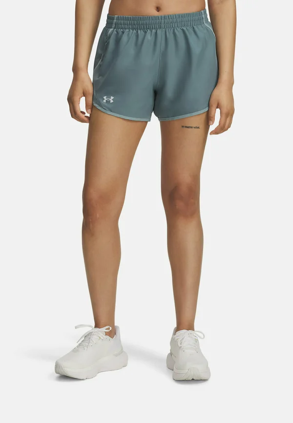 FLY-BY - Kurze Sporthose - jasper blue