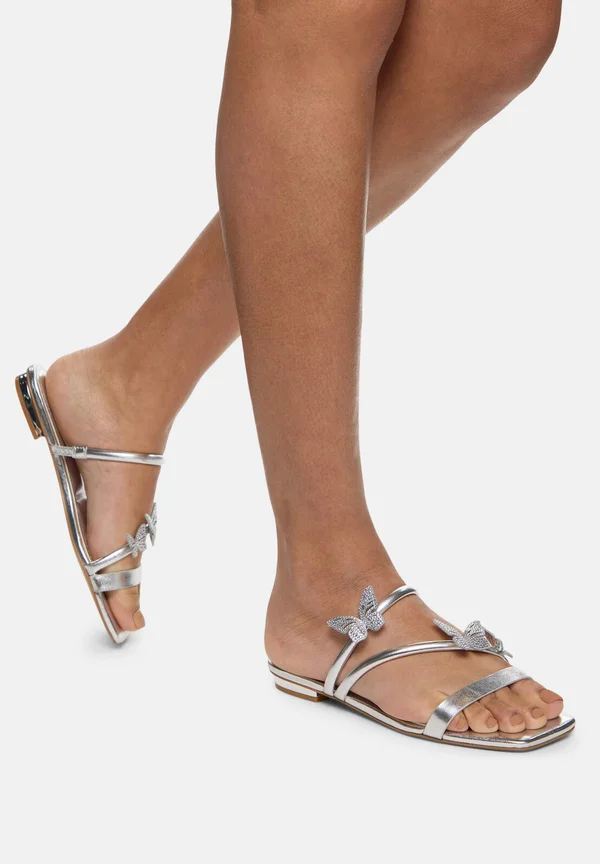 FLYHIGH - Riemensandalette - silver