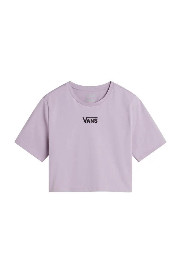 FLYING V CREW CROP II - T-Shirt print - lavender mist