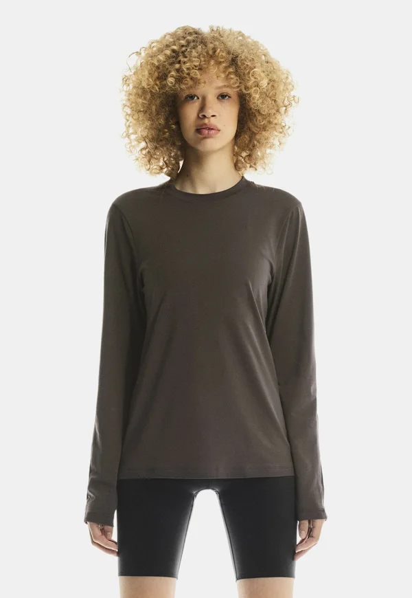 FOCUS LONG - Langarmshirt - pebble