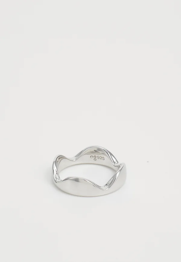 FOLDED BAND - Ring - silver-coloured