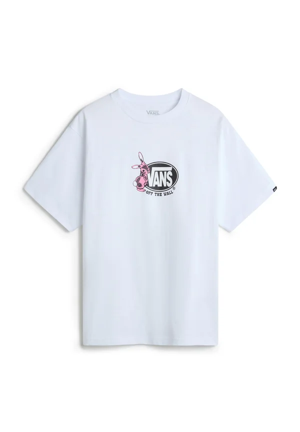 FOLLOW LOOSE FIT - T-Shirt print - white