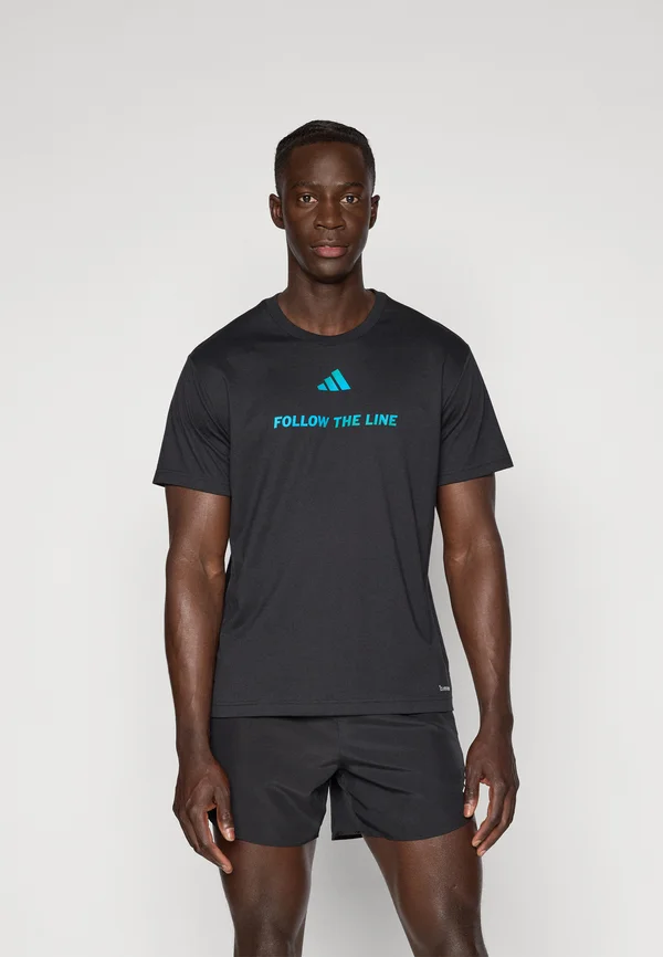 FOLLOW THE LINE BERLIN - Sport T-Shirt - black
