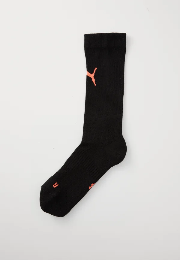 FOOTBALL CREW SOCKS UNISEX - Sportsocken - black/glowing red