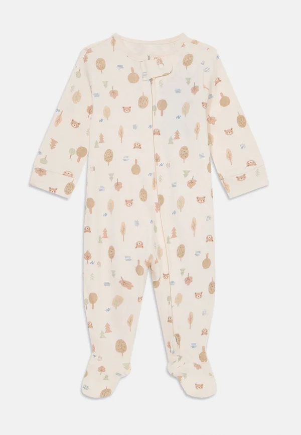 FOOTED COVERALL UNISEX - Strampler - eggnog